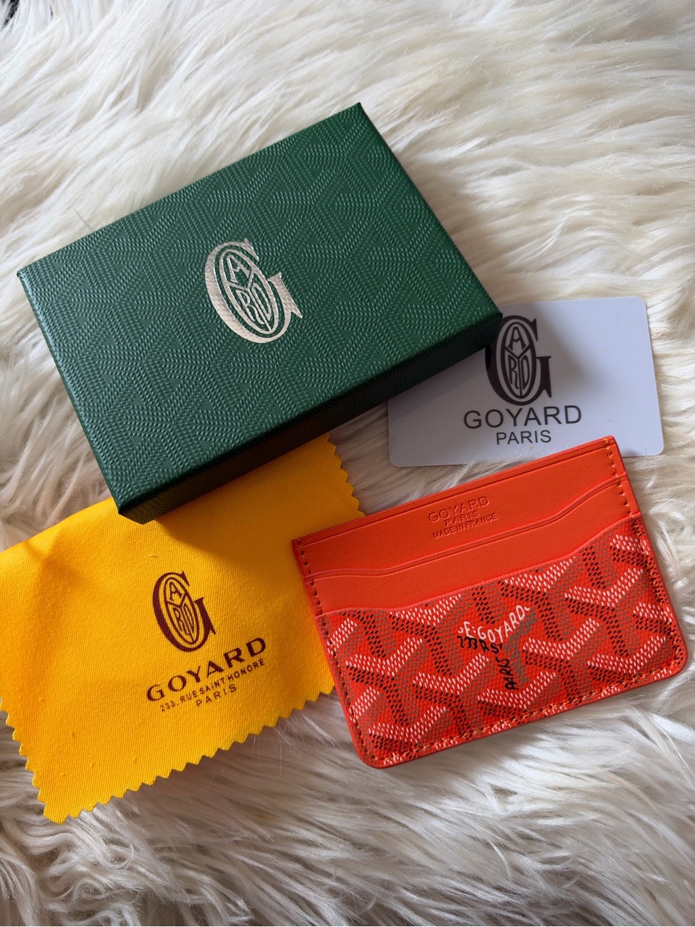 Orange Card Holder